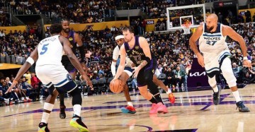 德甲投注-东契奇31+11+11里夫斯31分 湖人主场轻取森林狼